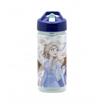 Detská fľaša Disney Frozen 510 ml so slamkou – plastová BPA free