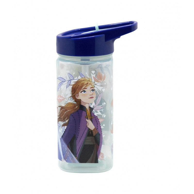 Dětská láhev Disney Frozen 510 ml s brčkem – plastová BPA free