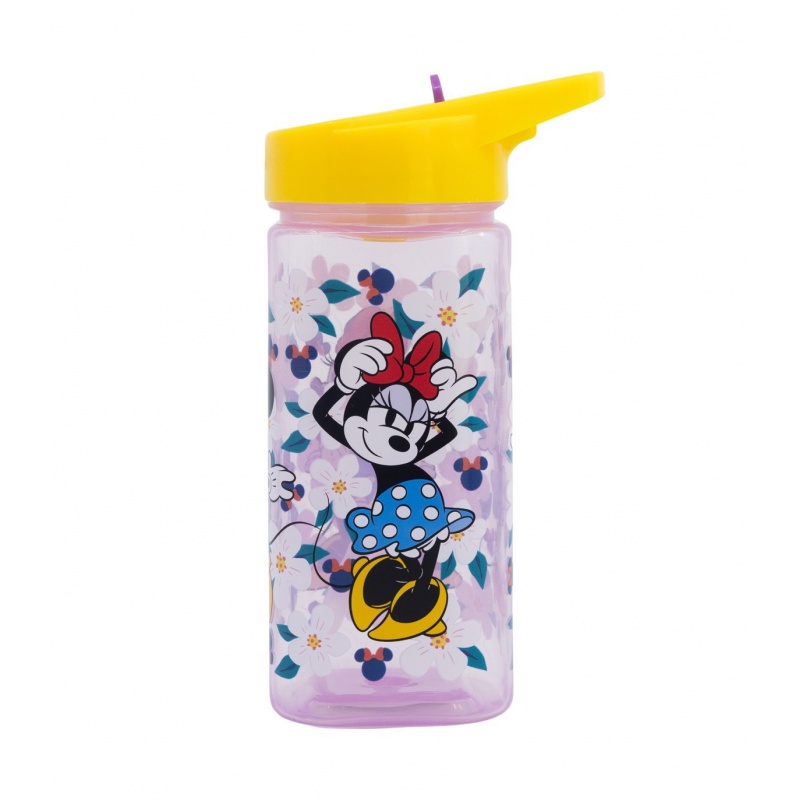 Dětská láhev Minnie Mouse 510 ml s brčkem – plastová BPA free