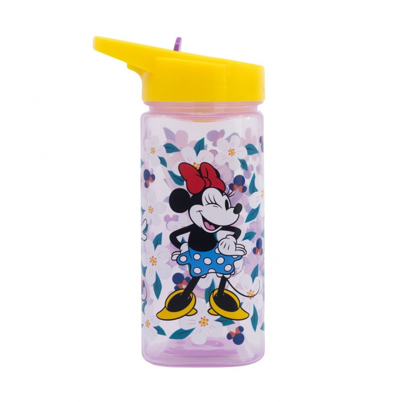Detská fľaša Minnie Mouse 510 ml so slamkou – plastová BPA free