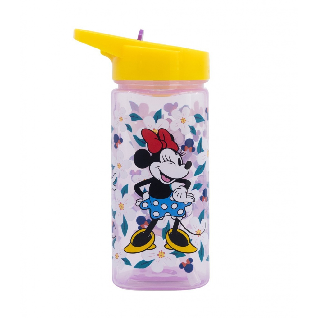 Dětská láhev Minnie Mouse 510 ml s brčkem – plastová BPA free