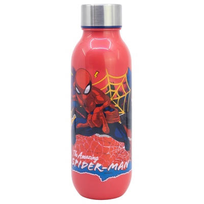 Dětská láhev Spiderman 640 ml – plastová, BPA free