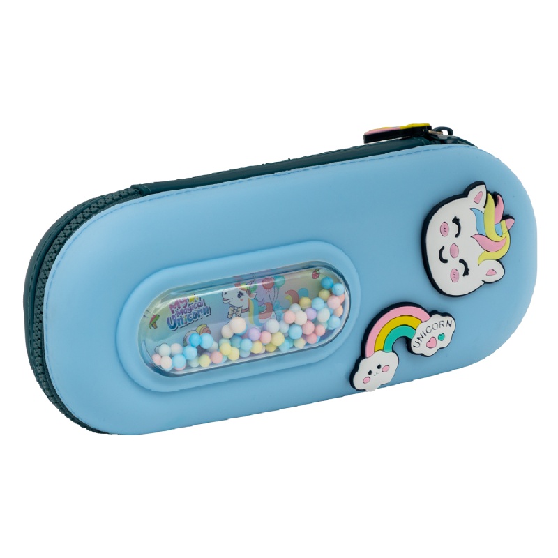 3D peračník Astrabag Kitty Blue – EVA školský peračník