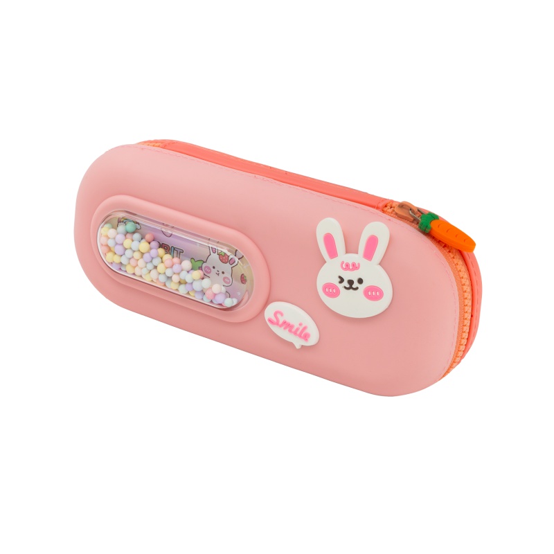 3D peračník Astrabag Bunny Pink – EVA školský peračník