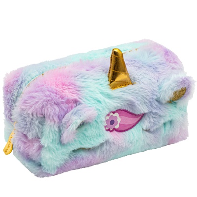 Plyšový peračník Astrabag Fluffy Unicorn Ombre
