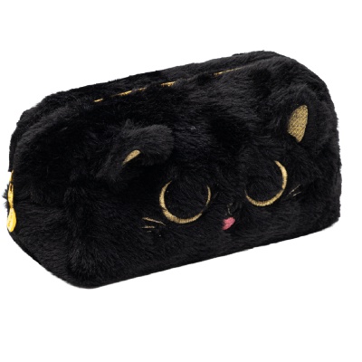 Chlupaté pouzdro AstraBAG Fluffy Kitty Black, 505025018