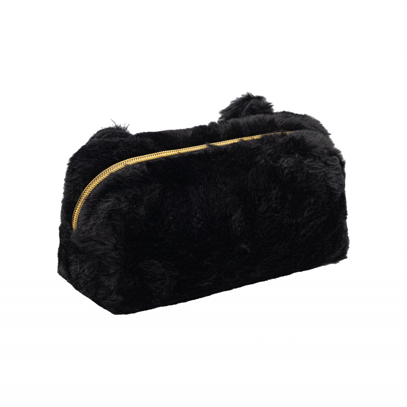 Plyšový peračník Astrabag Fluffy Kitty Black