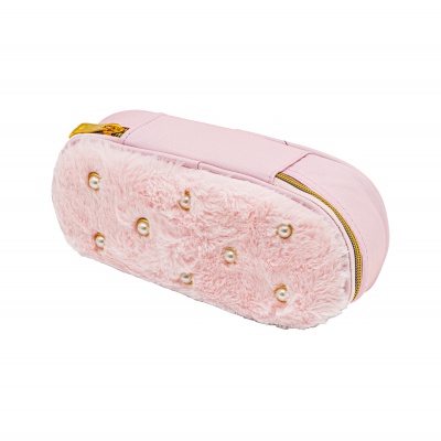 Peračník Astrabag Fluffy Pearl Pink – školský peračník