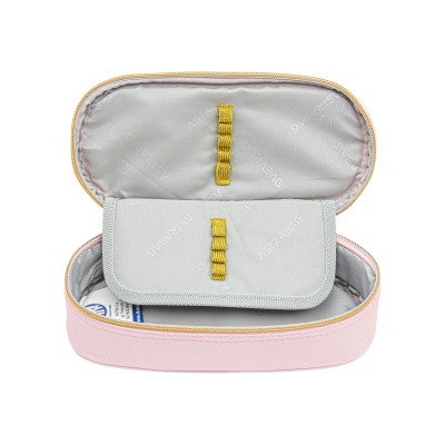 Jednokomorový penál / pouzdro AstraBAG Fluffy Pearl Pink, 503025074