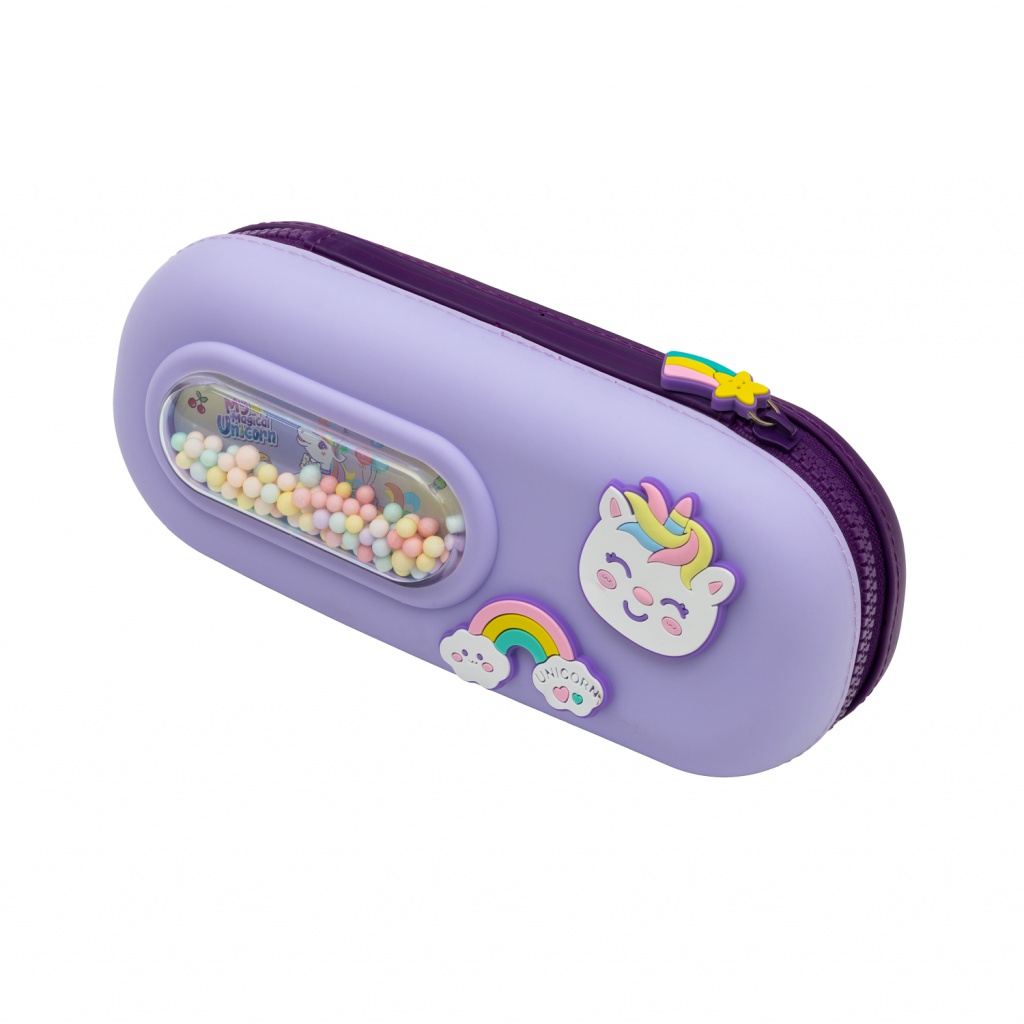 3D peračník Astrabag Kitty Violet – EVA školský peračník