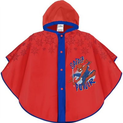 Dětské pončo do deště Perletti Kids Spiderman 3–6 let