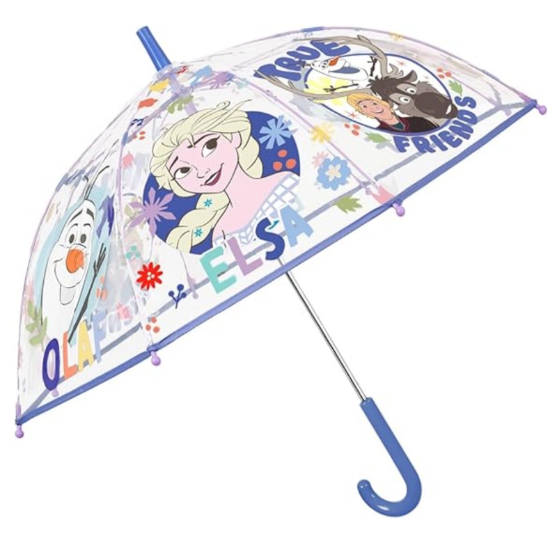 Dětský transparentní deštník Perletti Kids Disney Frozen