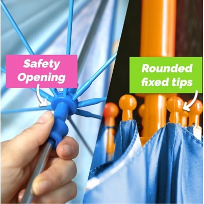 Dětský transparentní deštník Perletti Kids Disney Frozen