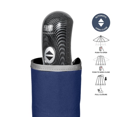 Plnoautomatický reflexný skladací dáždnik Perletti Technology