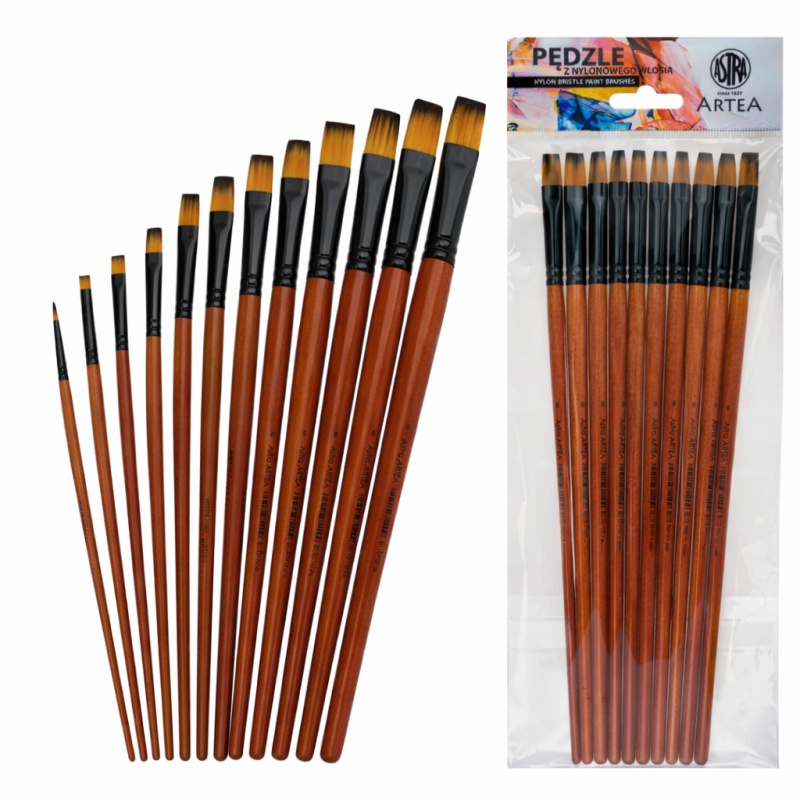 Plochý profesionálny štetec Astra Art&Hobby veľkosť 4
