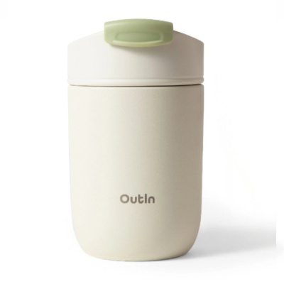 OutIn Travel Tumbler 350 ml Sand White termohrnček