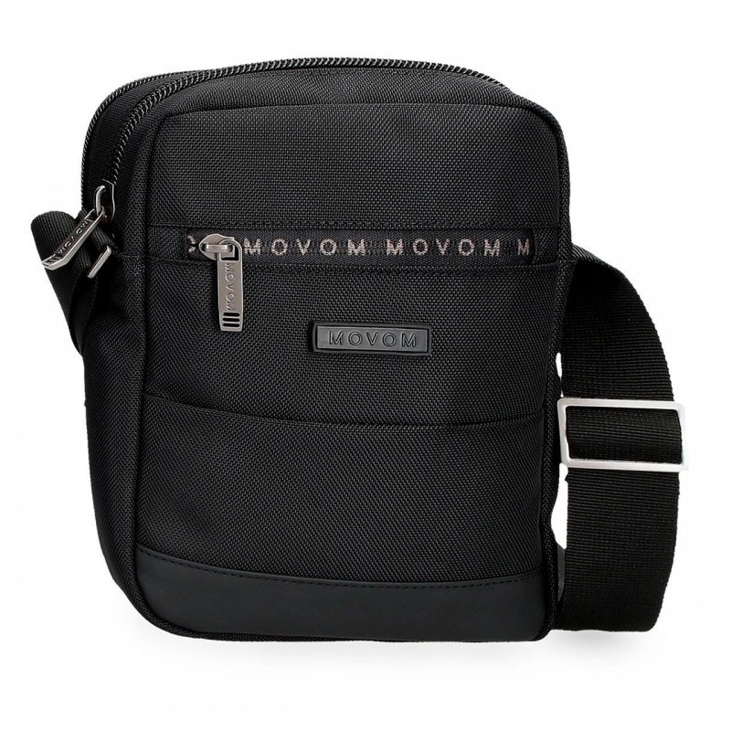 Pánska crossbody taška Movom Buster Black 22 cm – 2 komory