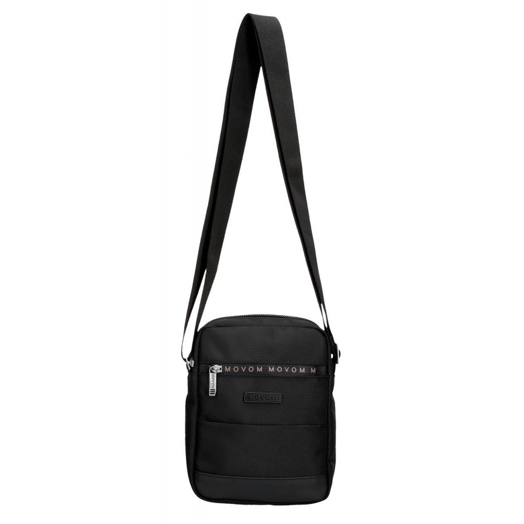 Pánska crossbody taška Movom Buster Black 22 cm – 2 komory