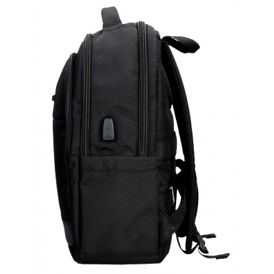 Cestovní batoh Movem Buster Black 44 cm – batoh s USB portem