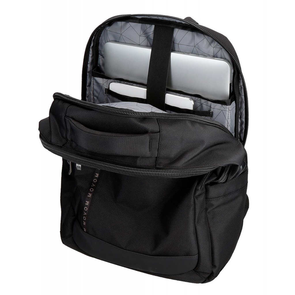 Cestovní batoh Movem Buster Black 44 cm – batoh s USB portem
