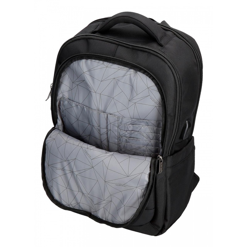 Cestovní batoh Movem Buster Black 44 cm – batoh s USB portem