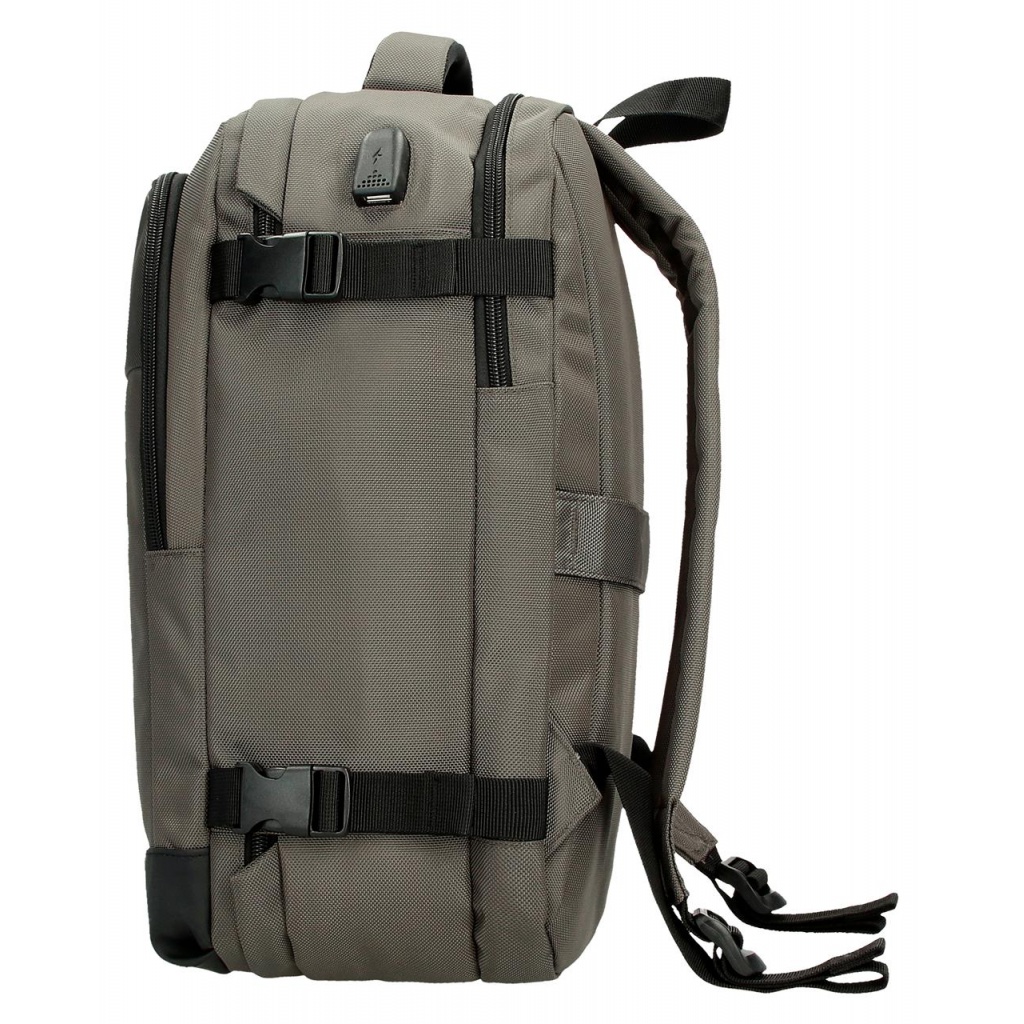 Cestovný batoh Movom Buster Grey 40 cm – batoh s USB portom
