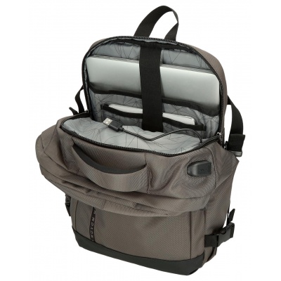 Cestovní batoh Movem Buster Grey 40 cm – batoh s USB portem