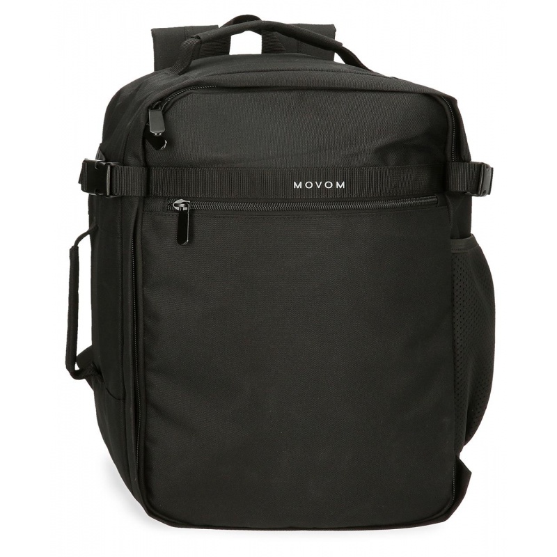 Príručný batoh Movom Foster Black 40 cm – cestovný batoh do lietadla