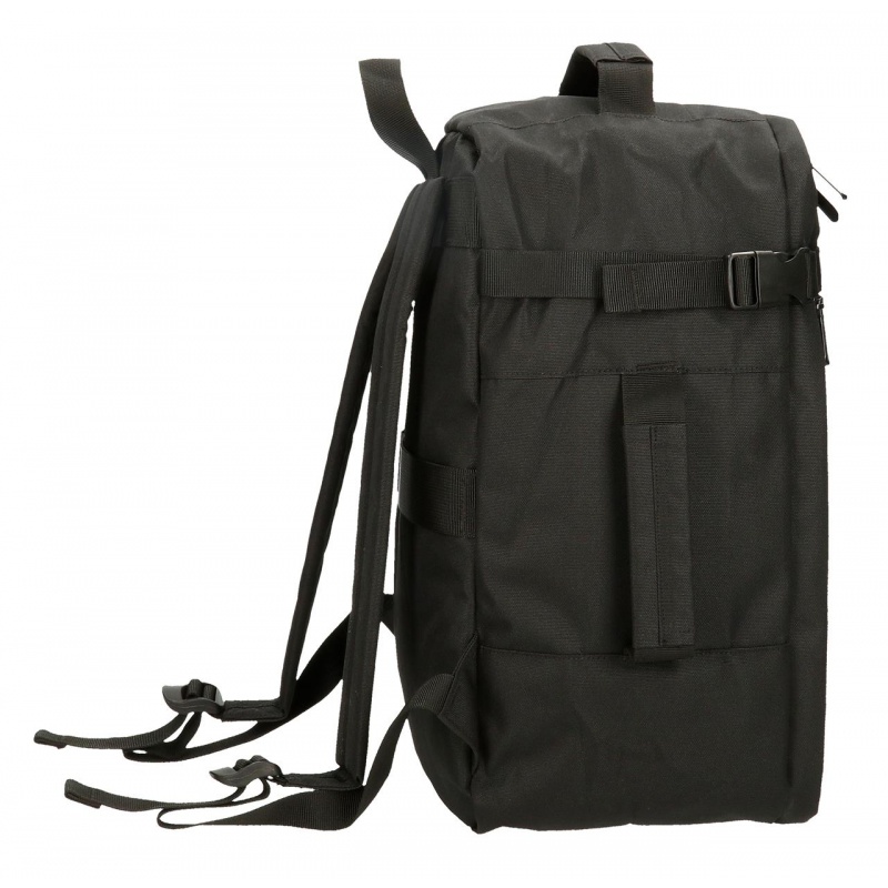 Príručný batoh Movom Foster Black 40 cm – cestovný batoh do lietadla