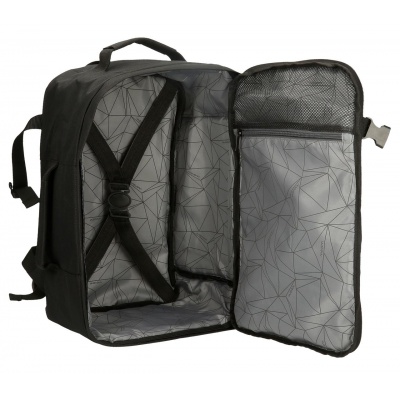 Príručný batoh Movom Foster Black 40 cm – cestovný batoh do lietadla