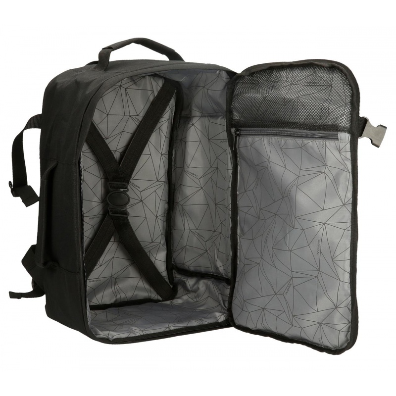 Príručný batoh Movom Foster Black 40 cm – cestovný batoh do lietadla