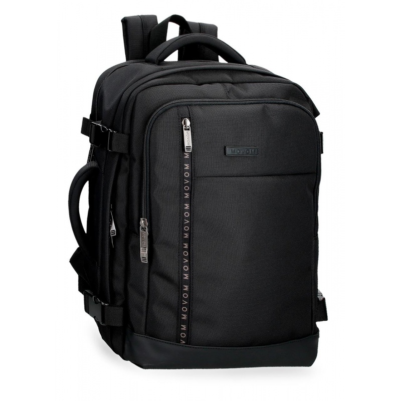 Cestovný batoh Movom Buster Black 40 cm – batoh s USB portom