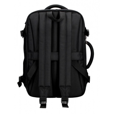 Cestovný batoh na notebook 40 cm – Movom Buster Black, 15,6", USB, 5342821