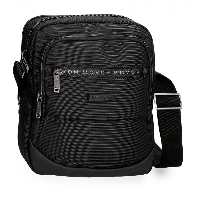 Pánská crossbody taška Movem Buster Black 27 cm – 2 komory