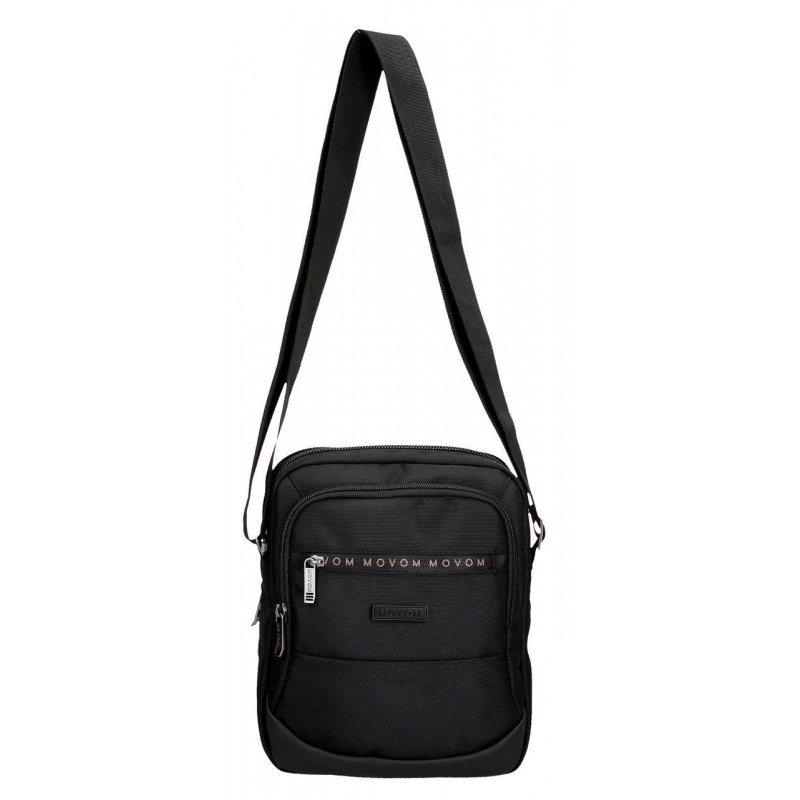Pánska crossbody taška Movom Buster Black 27 cm – 2 komory
