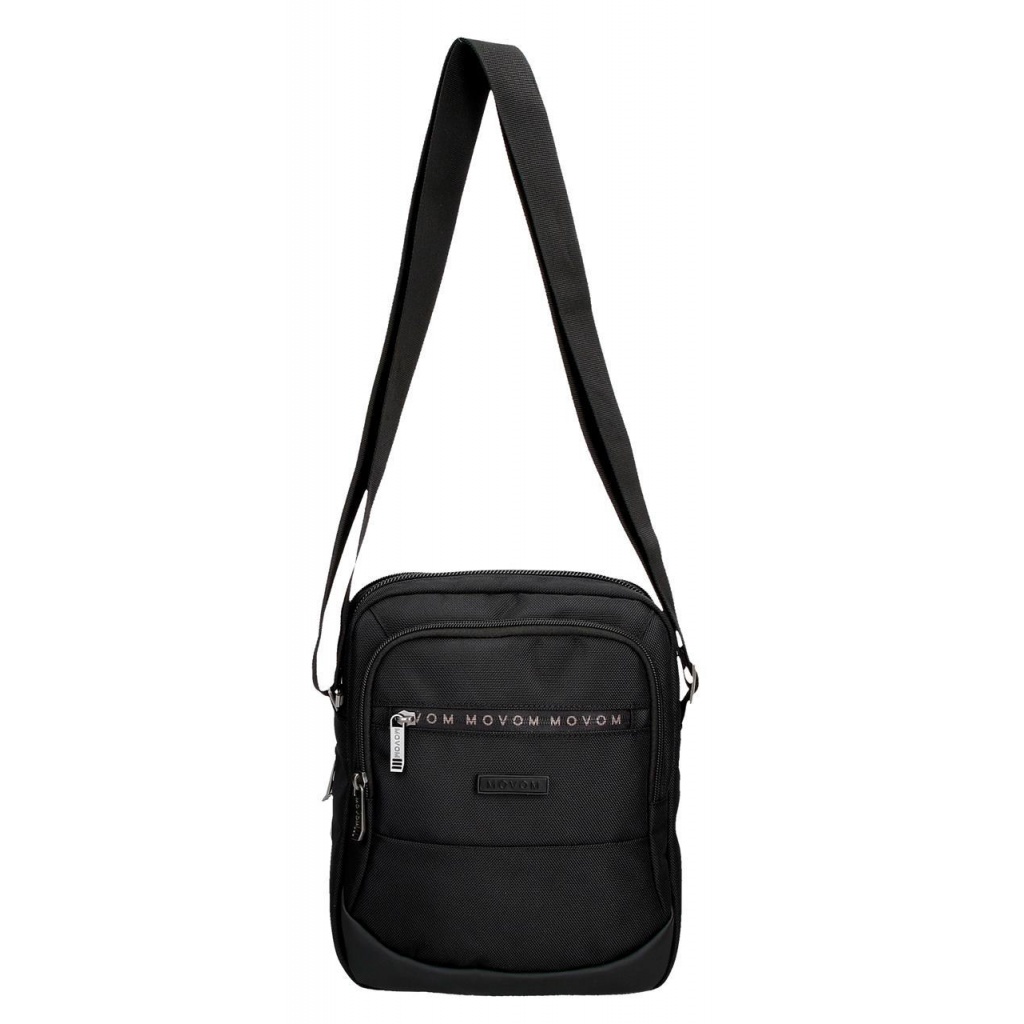 Pánská crossbody taška Movem Buster Black 27 cm – 2 komory