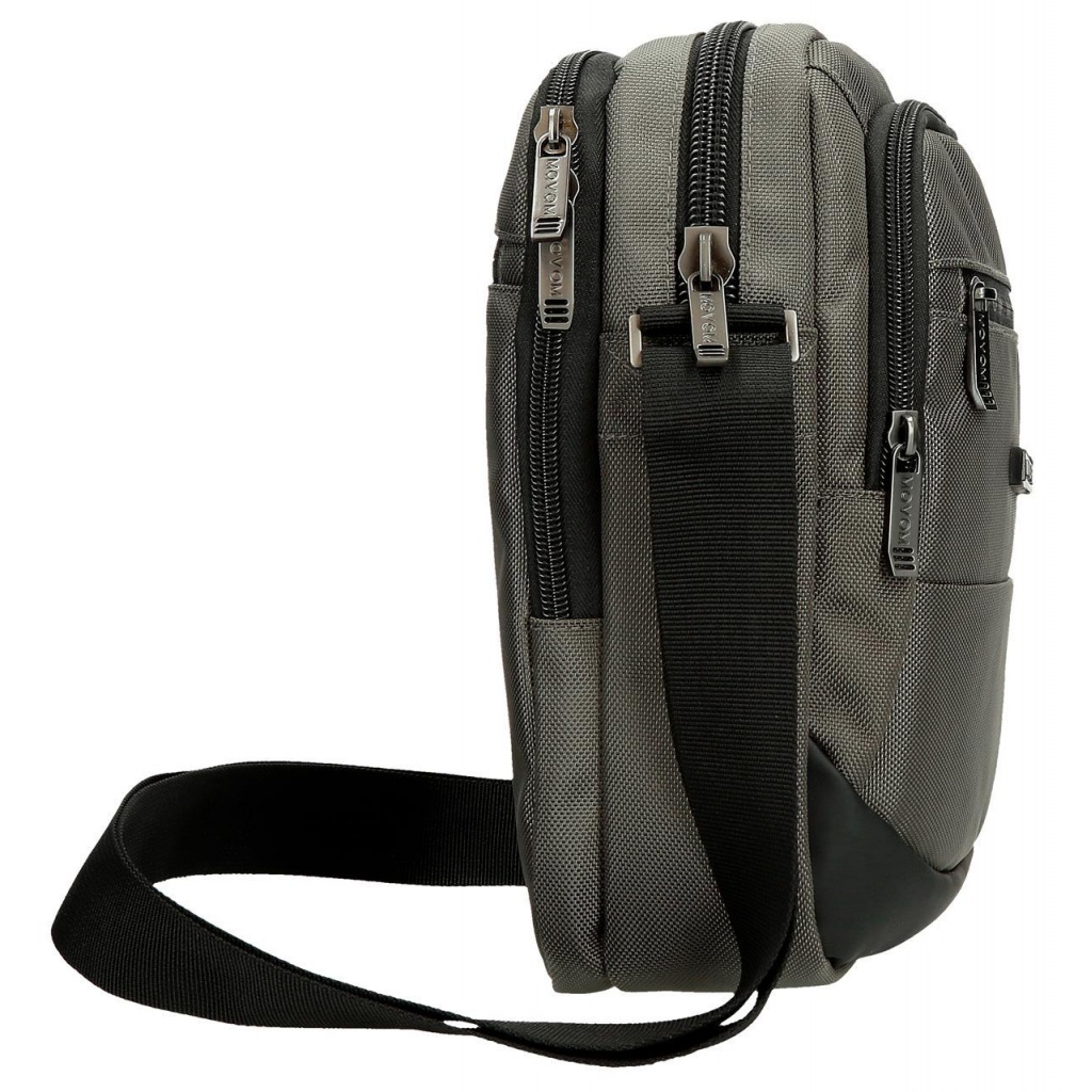 Pánska crossbody taška Movom Buster Grey 27 cm – 2 komory
