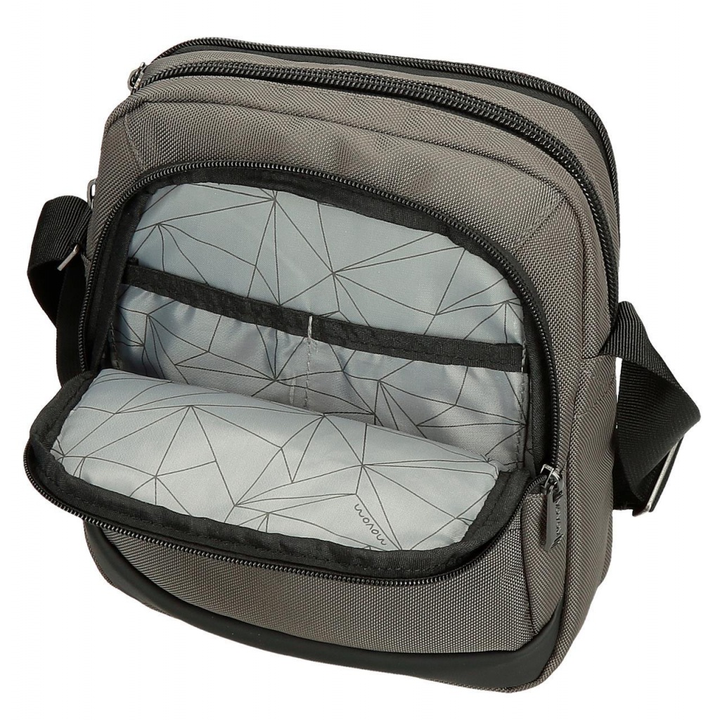 Pánská crossbody taška Movem Buster Grey 27 cm – 2 komory
