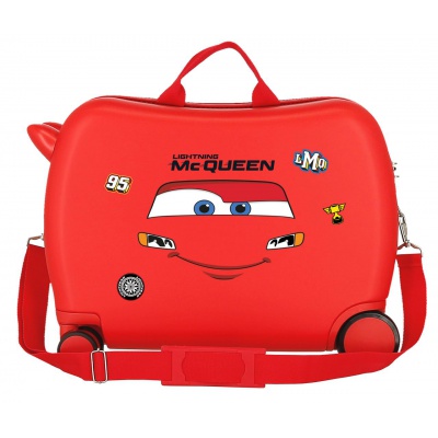 Dětský kufr na kolečkách Cars Lightning McQueen – odrážedlo 50 cm