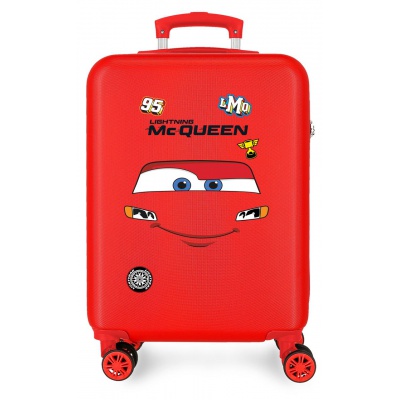 Detský kufor Disney Cars Lightning McQueen 55 cm – príručný kufor 4 kolieska