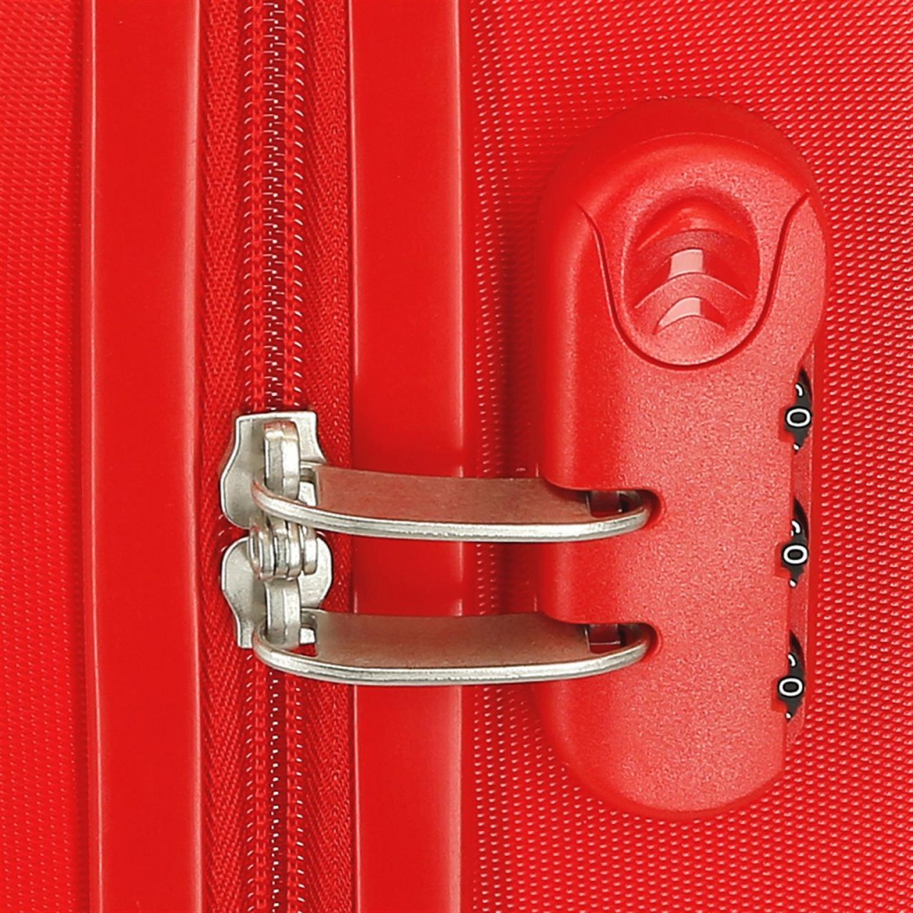 Dětský kufr Disney Cars Lightning McQueen 55 cm – příruční kufr 4 kolečka