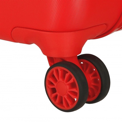 Dětský kufr Disney Cars Lightning McQueen 55 cm – příruční kufr 4 kolečka