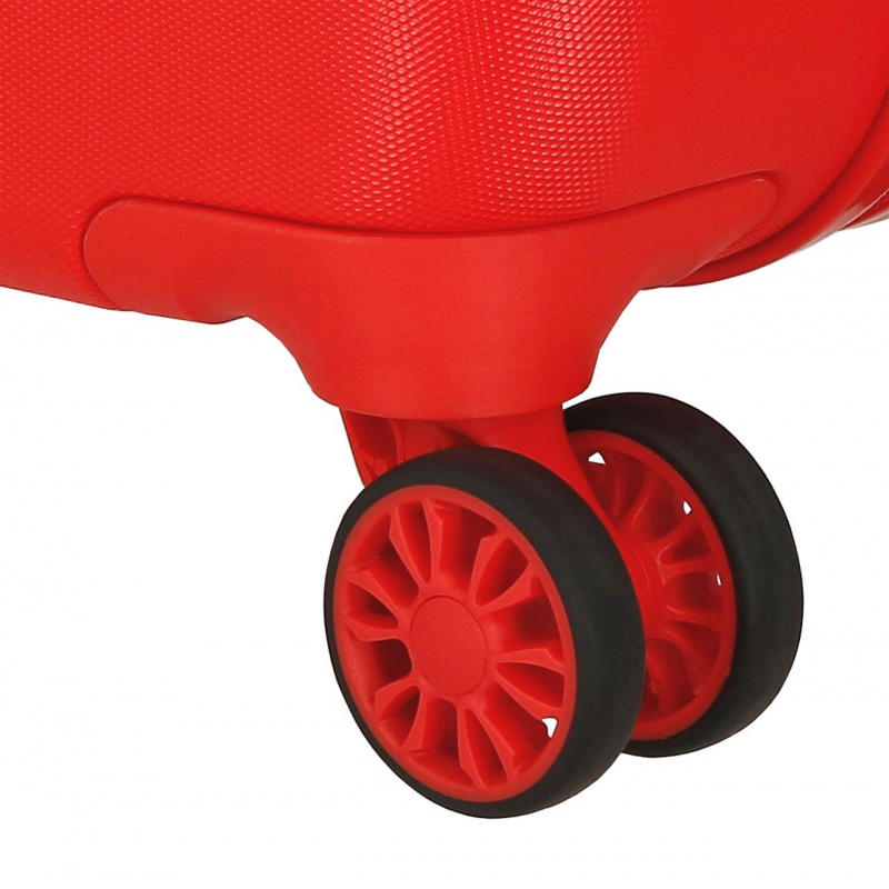 Dětský kufr Disney Cars Lightning McQueen 55 cm – příruční kufr 4 kolečka