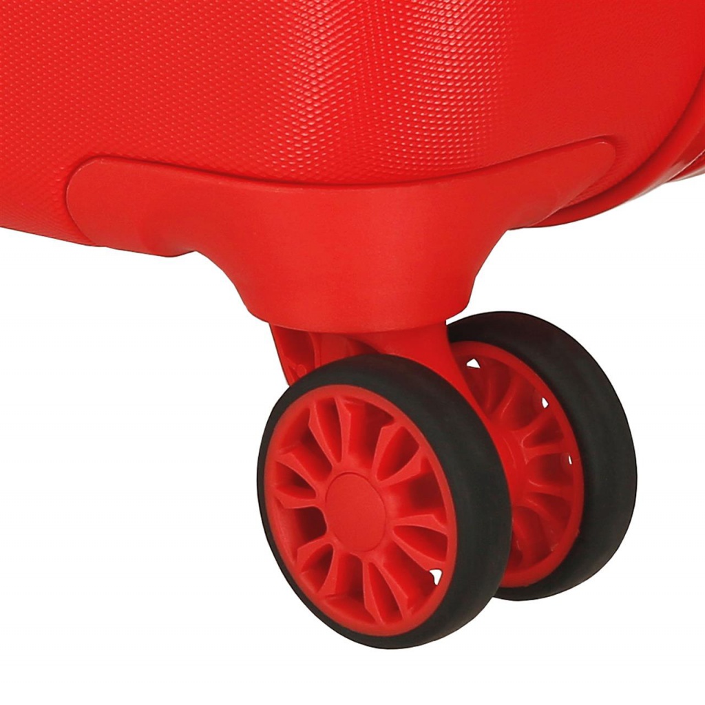 Detský kufor Disney Cars Lightning McQueen 55 cm – príručný kufor 4 kolieska