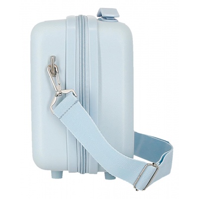 Kozmetický kufrík Movom Best Wishes Blue – cestovná kozmetická taška ABS