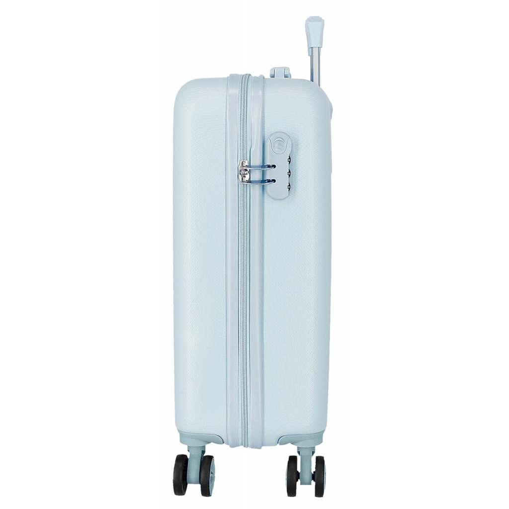 Příruční kufr Movem Best Wishes Blue 55 cm – ABS kabinový kufr 35L