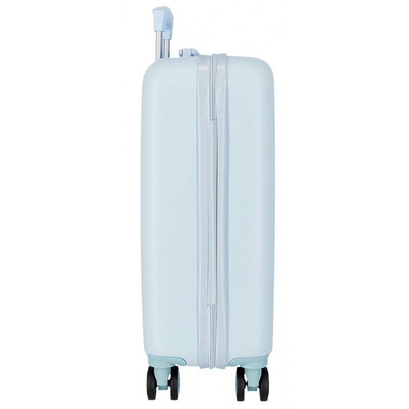 Príručný kufor Movom Best Wishes Blue 55 cm – ABS kabínový kufor 35L