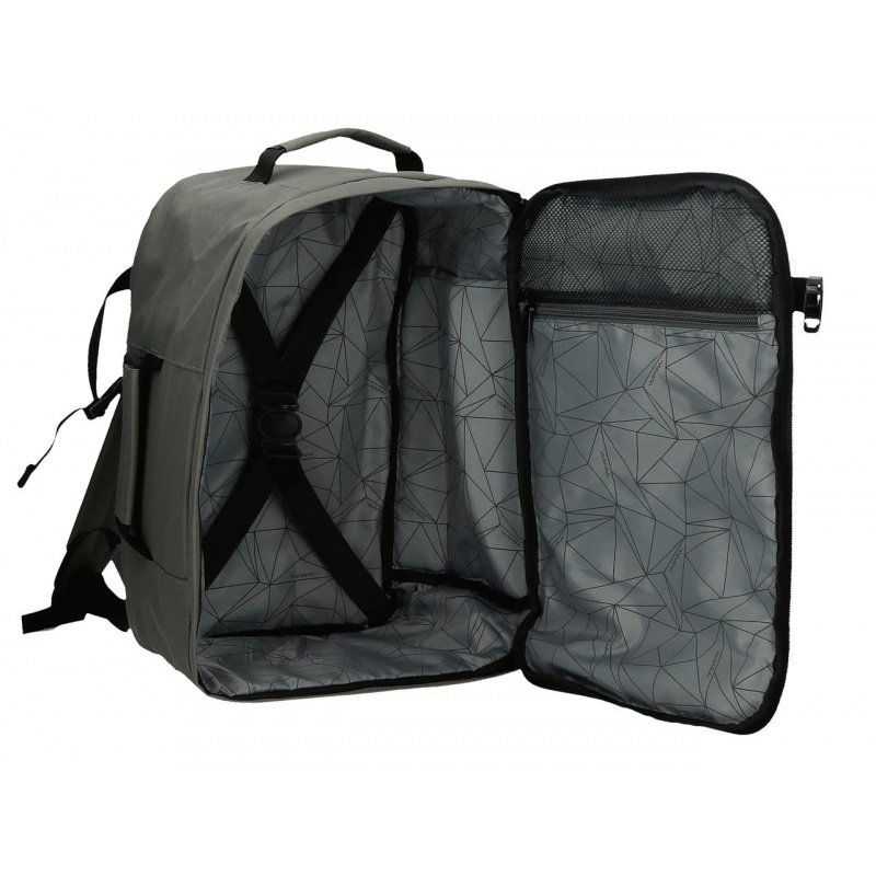 Příruční batoh Movem Foster Khaki 40 cm – cestovní batoh do letadla