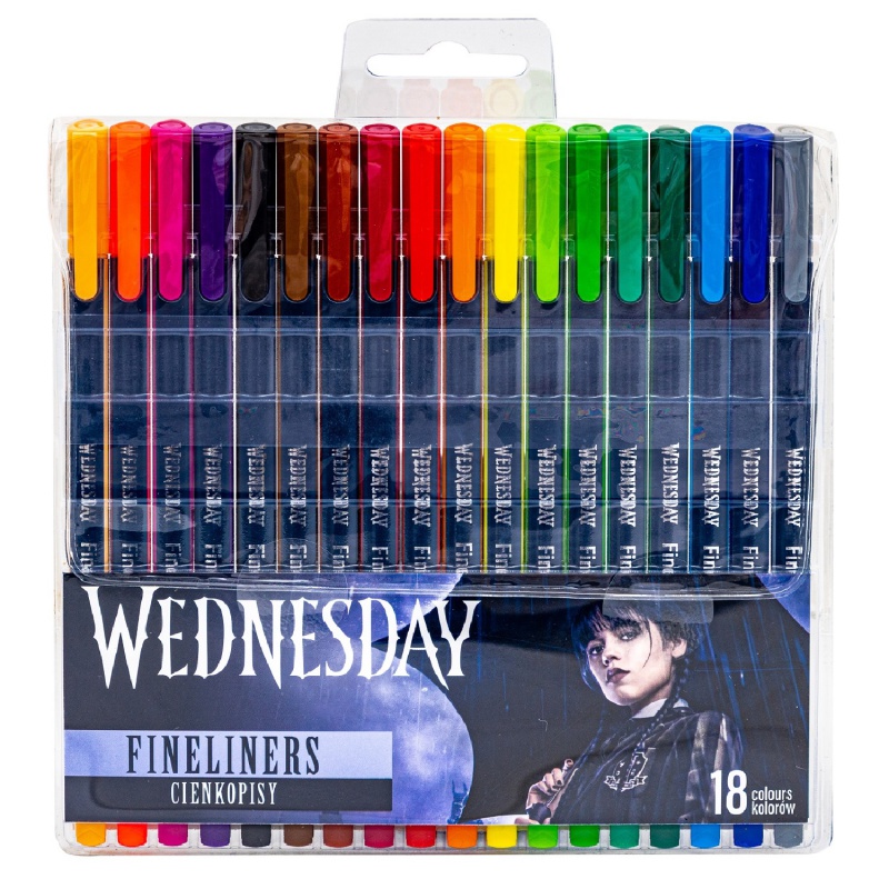 Veľmi obľúbený jednorazový liner na atramentovej báze. Vhodný na písanie a rysovanie podľa šablóny alebo pravítka. Kovové puzdro