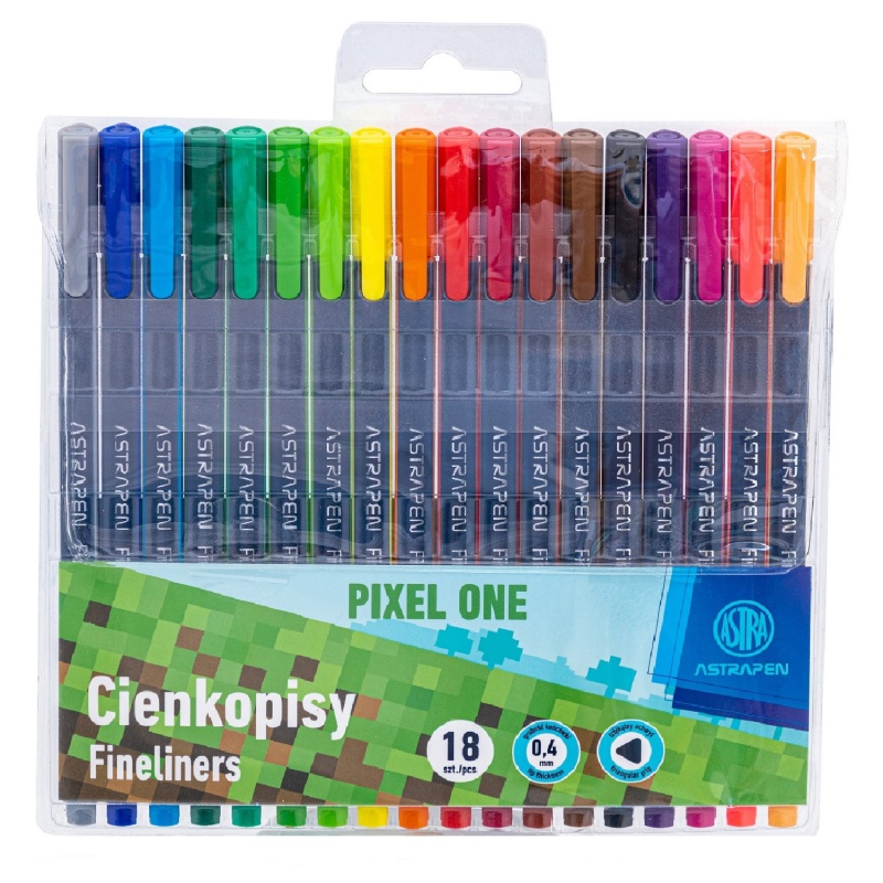 Velice oblíbený jednorázový liner na inkoustové bázi. Vhodný pro psaní a rýsování podle šablony nebo pravítka. Kovové pouzdro